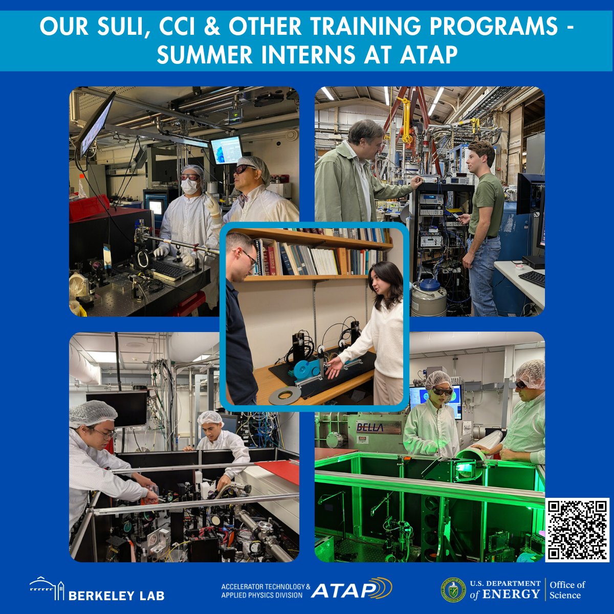LBNLatap's tweet image. Read about the experiences of our @DOEscience interns working with our world-renowned scientists & state-of-the-art facilities on cutting-edge #ParticleAccelerator research. Deadline to apply for the Spring 2026 cycle is October 1.
@BerkeleyLab @ENERGY
atap.lbl.gov/news/suli-cci-…