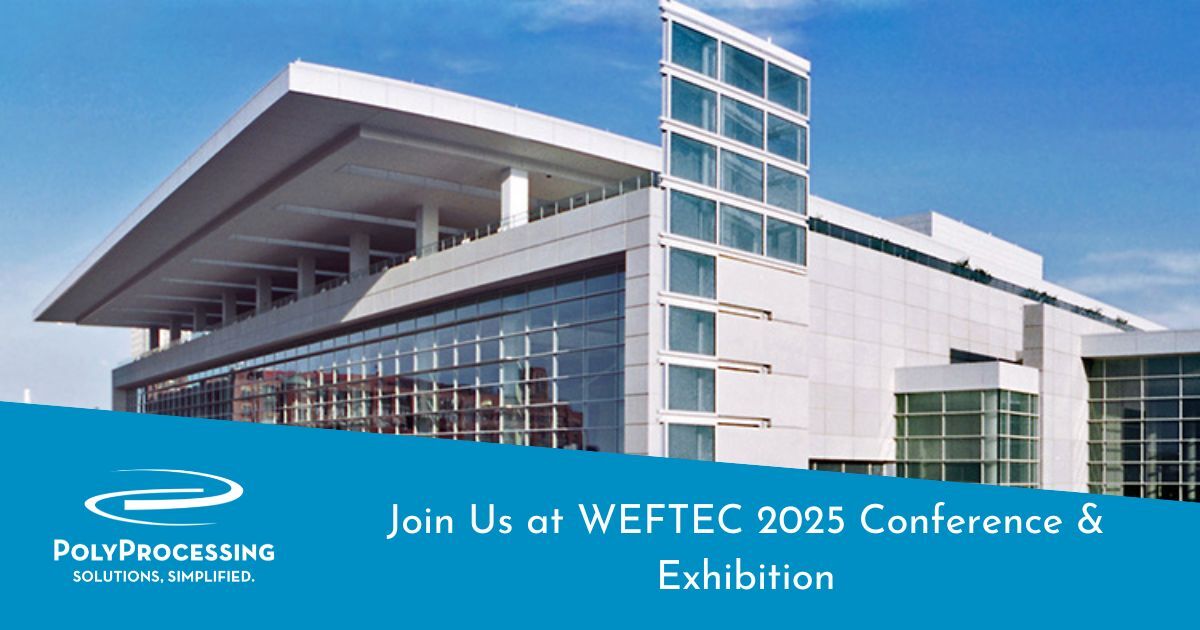 PolyProcessing's tweet image. Visit us next week at booth #2218 at the WEFTEC 2025 conference &amp;amp; expo, 9/29 – 10/1, 2025 in Chicago, IL.

Learn about the latest innovative materials &amp;amp; engineering in tank construction. We look forward to sharing our latest innovations!

Register now: hubs.la/Q03JS2NF0