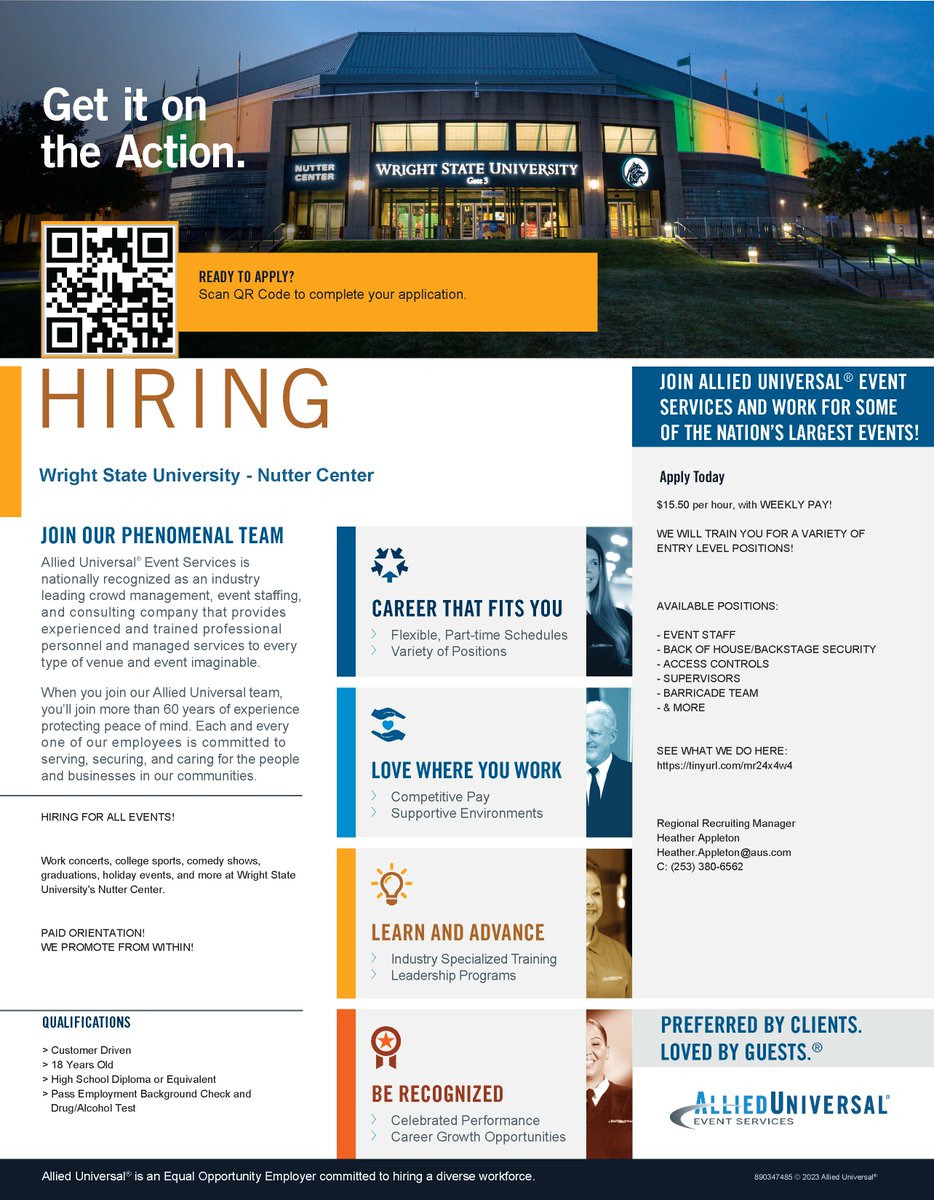 🚨 We’re hiring! 🚨

If you are interested in a security role, we’d love to hear from you.
Please review the details below and apply today!