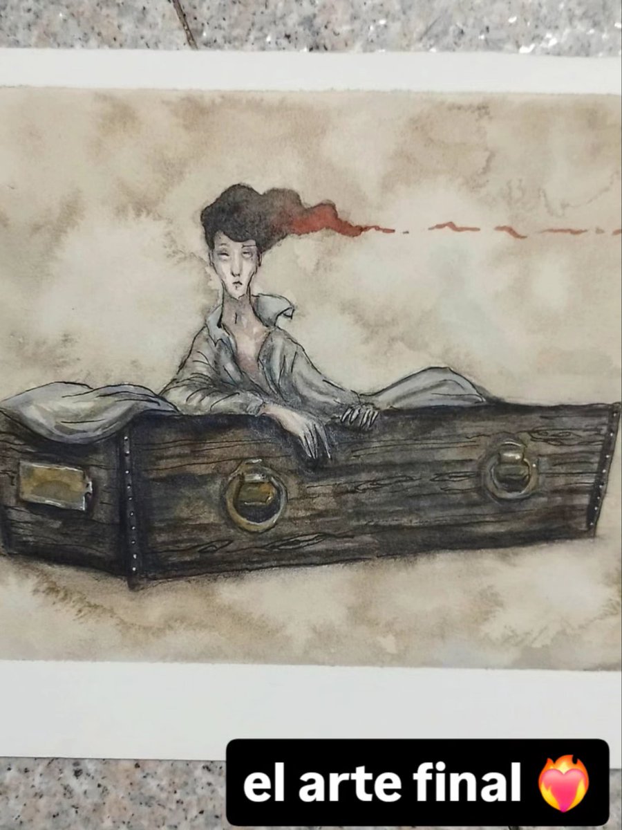 De un trazo borroso a una acuarela para enmarcar.
La creación de un artista genial, de Sergio Arranz, es increíble y única.

Os invitamos a descubrir esta y otras ilustraciones de El Vampiro en 
vkm.is/elvampiro1821