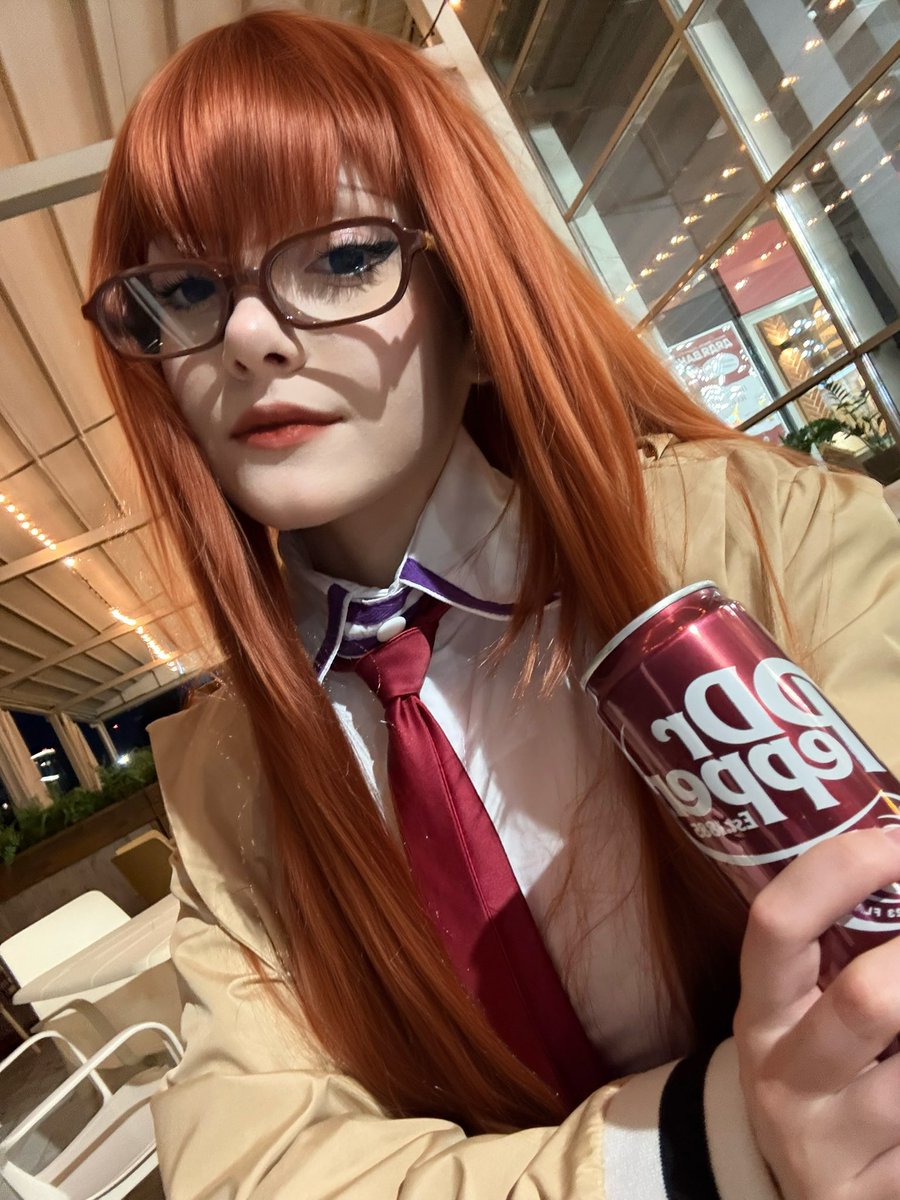 cinaritsa's tweet photo. #cosplayer #cos #cosplay #anime #steinsgate #steinsgate0 #steinsgatecosplay #kurisumakise https://t.co/AUA295Ulsf