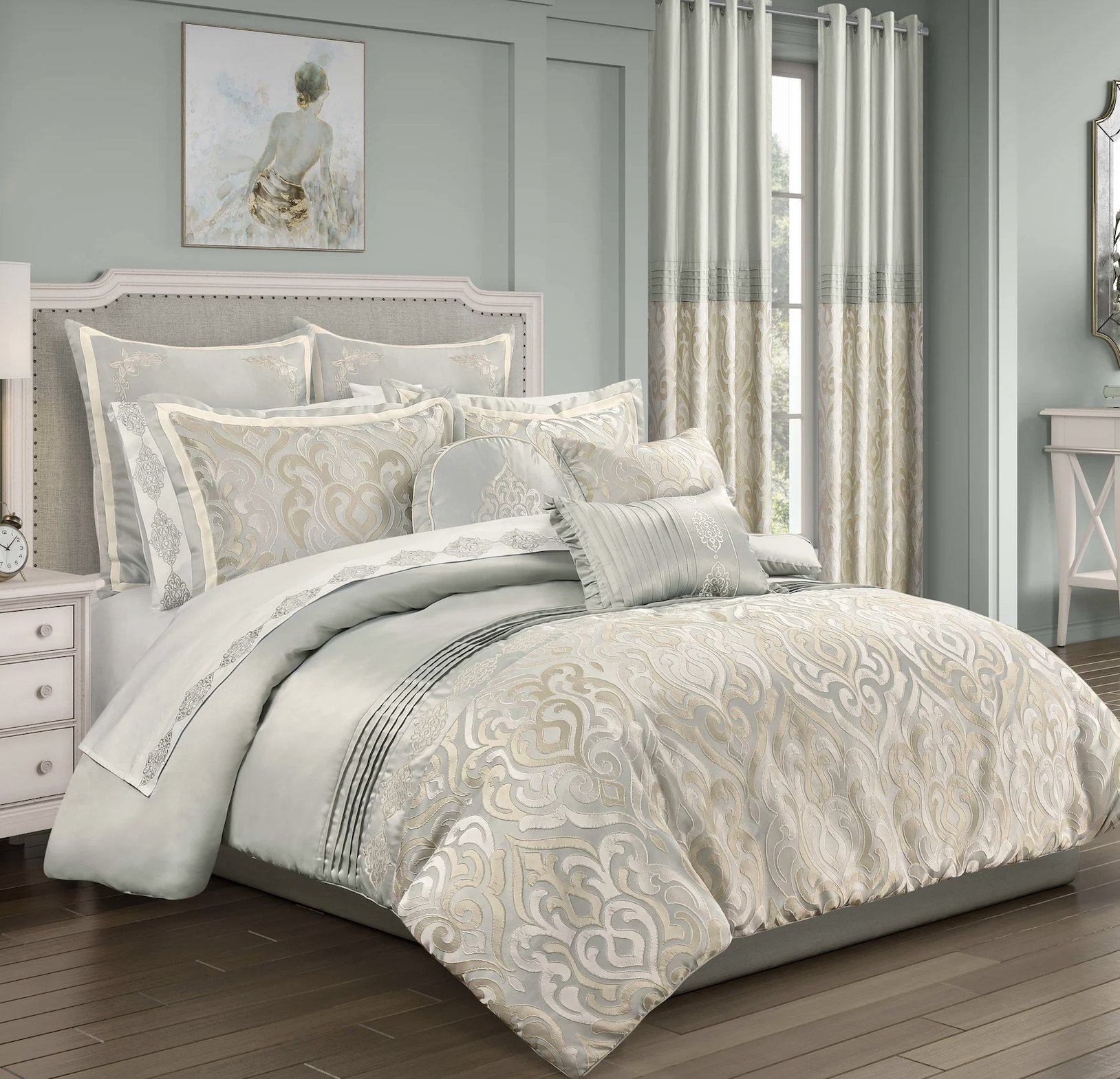 Calmfield Aqua latest bedding