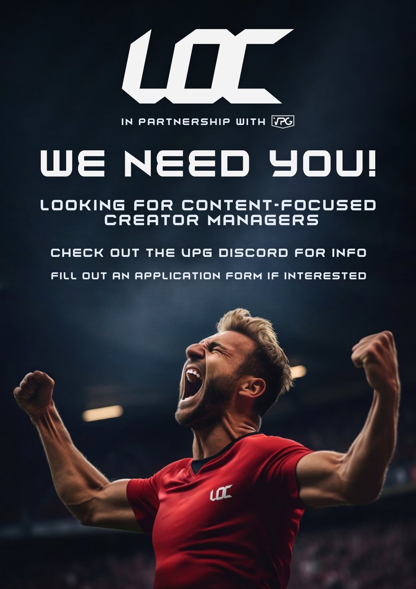 🚨 LOC MANAGER APPLICATIONS ARE OUT 🚨

🔴 LOC is back &amp; officially partnered with <a href="/OfficialVPG/">Virtual Pro Gaming</a> 🤝🏻 on #FC26
📹 We need Content-Focused Managers for the new LOC season ⚽️

🟣 LOC merged with VPG!
➡️ discord.com/dRhGgyzDvH

📋 Applications here!
➡️ forms.office.com/r/RZ0MBWYdq0