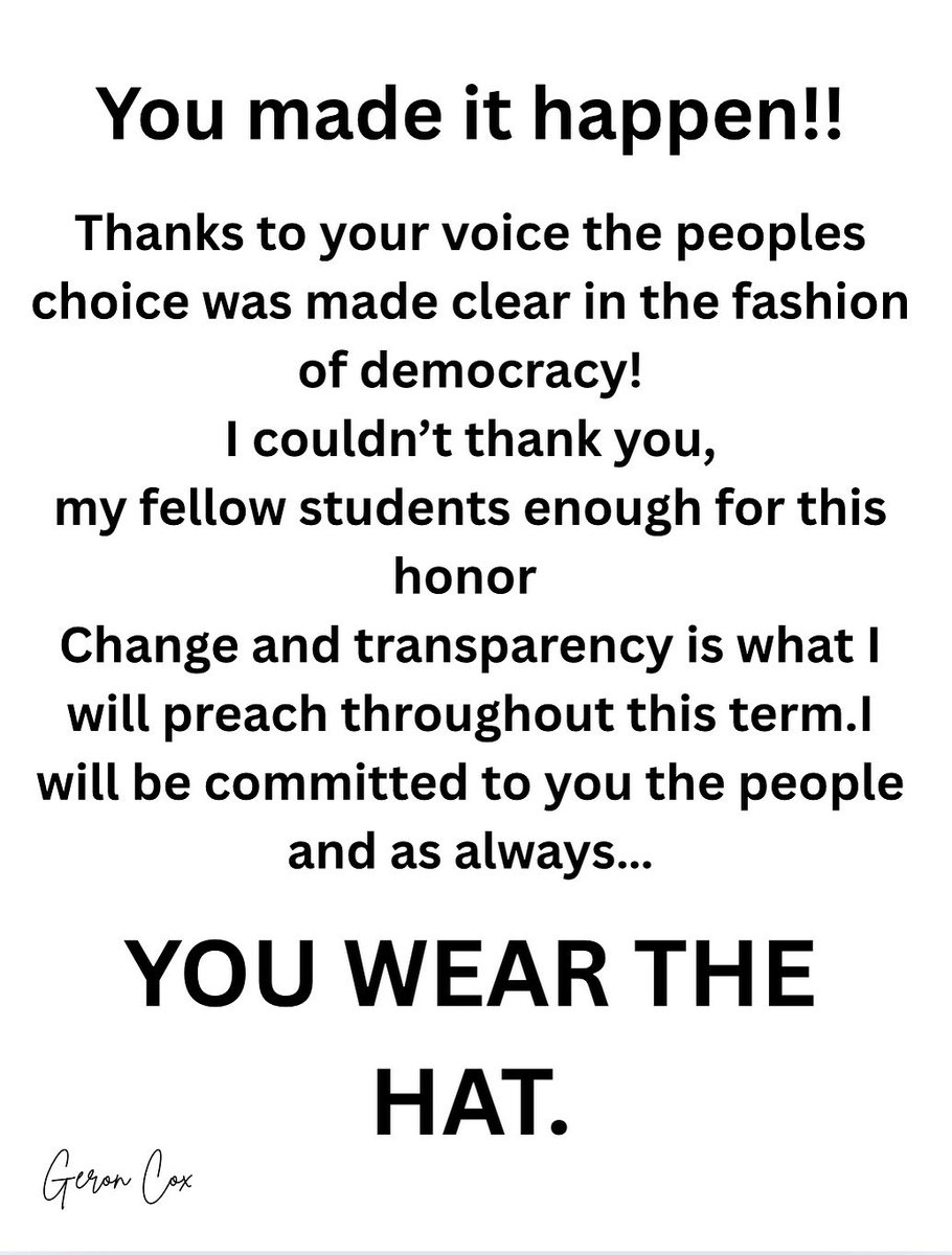 I am pleased and honored to assume the position of Class President for the class of 2029! This is the beginning of a new era of student government in Curry College. My cabinet hopes to make swift changes for the people, and to keep our campus safe.