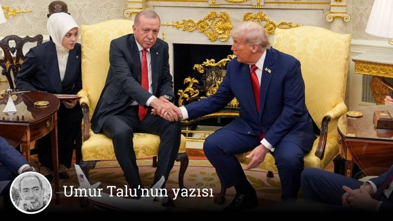 ✍️ Umur Talu yazdı:

🔴 No one minute… Everything good!

📌 Türkiye Cumhurbaşkanı’nın “Trump’tan itibar görmek, darbe almamak, birtakım taleplerde bulunmak ve bazı ayrıcalıklar kapmak” isterken maruz kaldıkları acıdır. Ah ya, bu iktidara oy verenler, kimilerini “Filistin’in tek