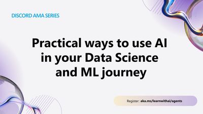 MSAzureDev's tweet image. Ready to move from theory to practice? Microsoft’s latest guide shows how to apply AI in real-world data science workflows—from model building to deployment. Includes hands-on events, tools like #AzureML, and tips for bridging the learning gap. 🔗 msft.it/6019soeIv