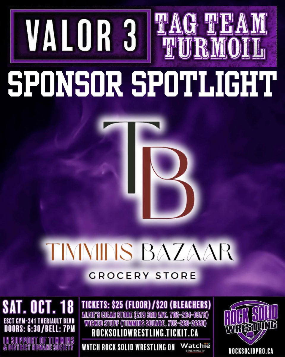 RockSolidPro's tweet photo. 🚨 SPONSOR SPOTLIGHT: TIMMINS BAZAAR GROCERIE STORE 🚨

Your one stop destination for authentic Indian ingredients and snacks in downtown Timmins! https://t.co/hBRMWtx4jG