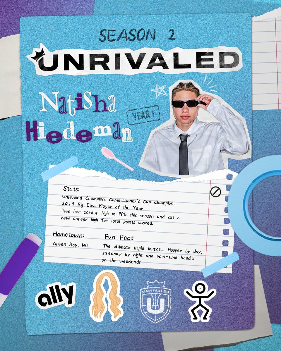 Unrivaledwbb's tweet image. NATISHA HIEDEMAN IS UNRIVALED ✅
Presented by @ally 

Catch her in Season 2 starting Jan. 5 on TNT, truTV and Max. 📺