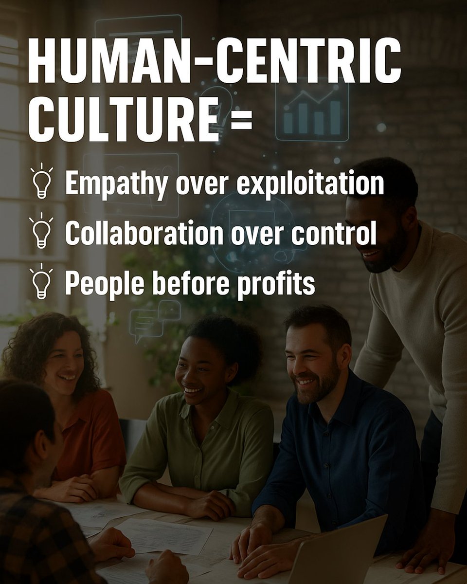 RazorSharpDigit's tweet image. In the AI era, the real edge isn’t automation—it’s humanity.

Companies that put people before profits build trust, creativity &amp;amp; long-term growth. 

Read more: razorsharpdigital.com/blog/human-cen…
 #HumanCentric #FutureOfWork #PeopleFirst