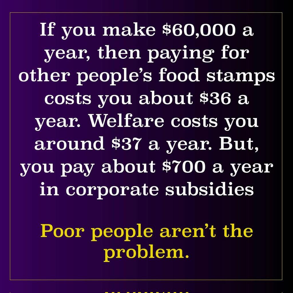 #CorporateWelfare