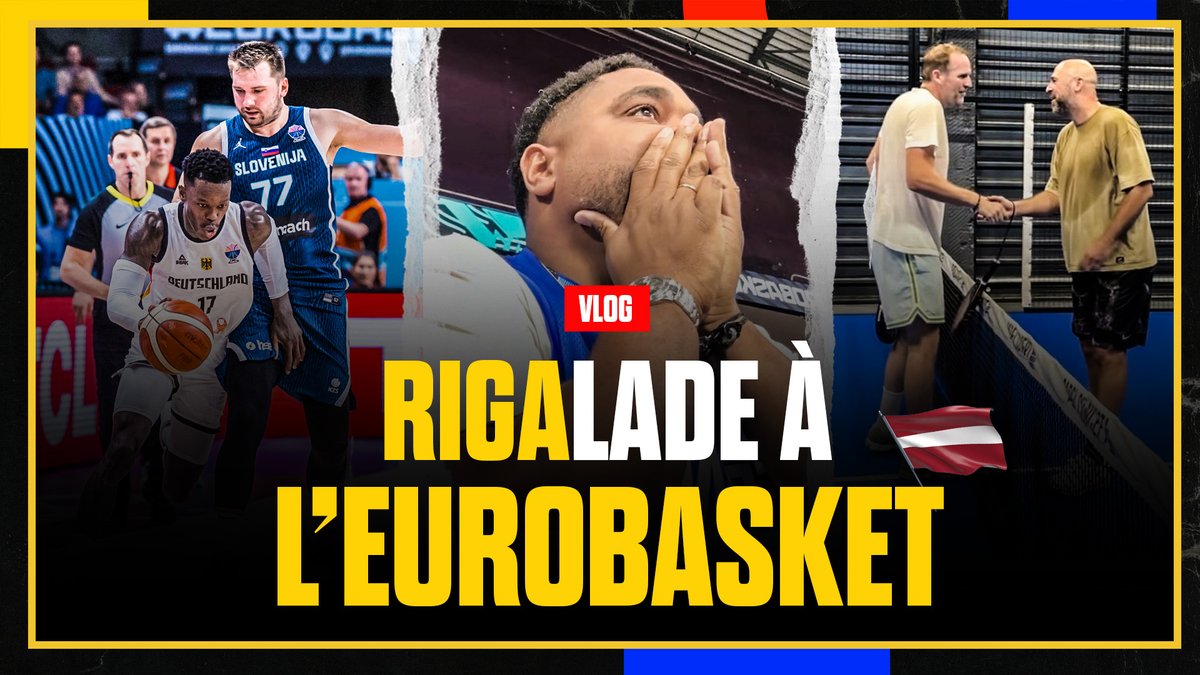 EUROBASKET, PADEL, FOUS RIRES : FIRST TEAM EN LETTONIE (VLOG)

youtu.be/Dd18EJguLV8?si…

On vous emmène avec nous à Riga 🇱🇻 pour vivre l’#EuroBasket de l’intérieur ! Un voyage rempli : du padel sous forte intensité, des fous rires, un peu (beaucoup) de basket… et le jeu du