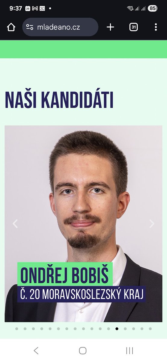Hned za ním bude na kandidátce zřejmě Korel Hovlíček.