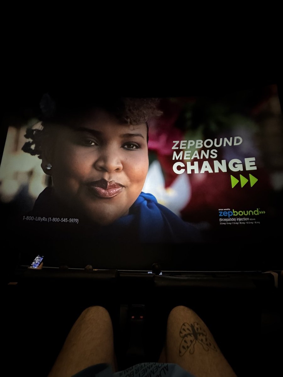 the zepbound commercial looks stunning projected 101 feet wide