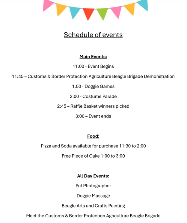 IT'S TOMORROW! 🎉 Only ONE DAY until the B.O.N.E.S. Bash on Saturday, September 27th!

Get your wag on and join us for a day of fun, food, and celebrating the beagles! See you there! 👋

#BONESBash #BeagleRescue #Countdown #DogParty #saturdayfun