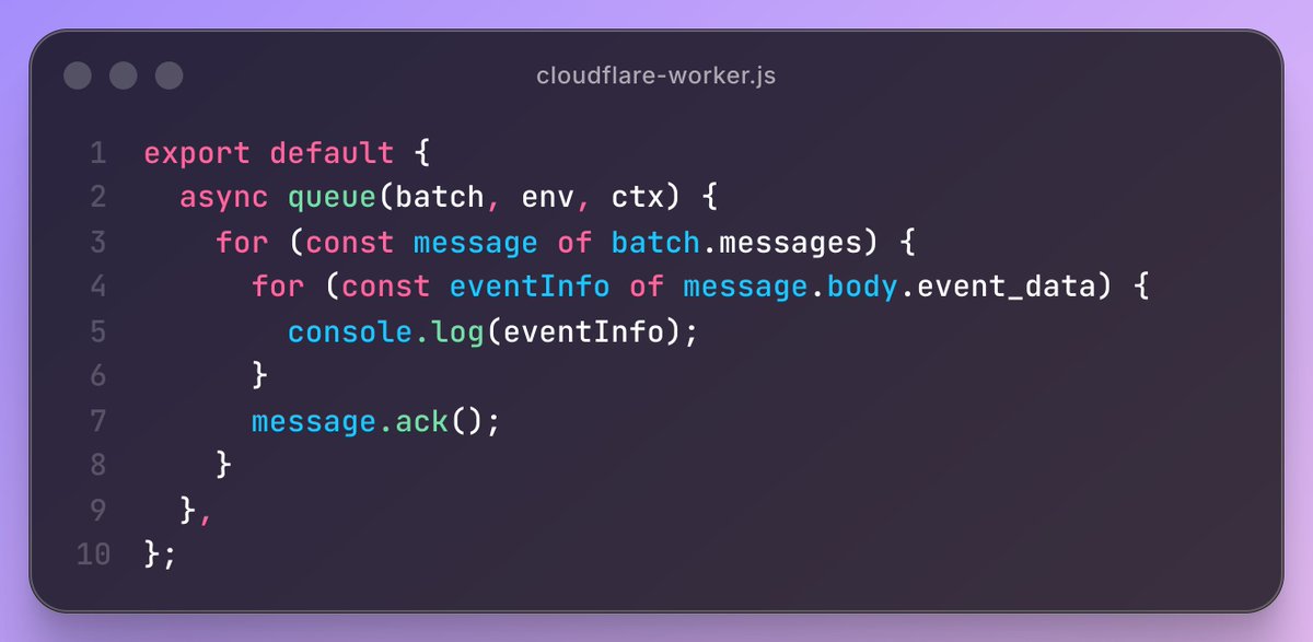 devjoshstevens's tweet image. You can now write your blockchain indexing in JS/TS using rindexer, powered by Cloudflare queues.
Add Cloudflare streams config to the rindexer YAML, then get the events with 10 lines of code.

docs: rindexer.xyz/docs/start-bui…