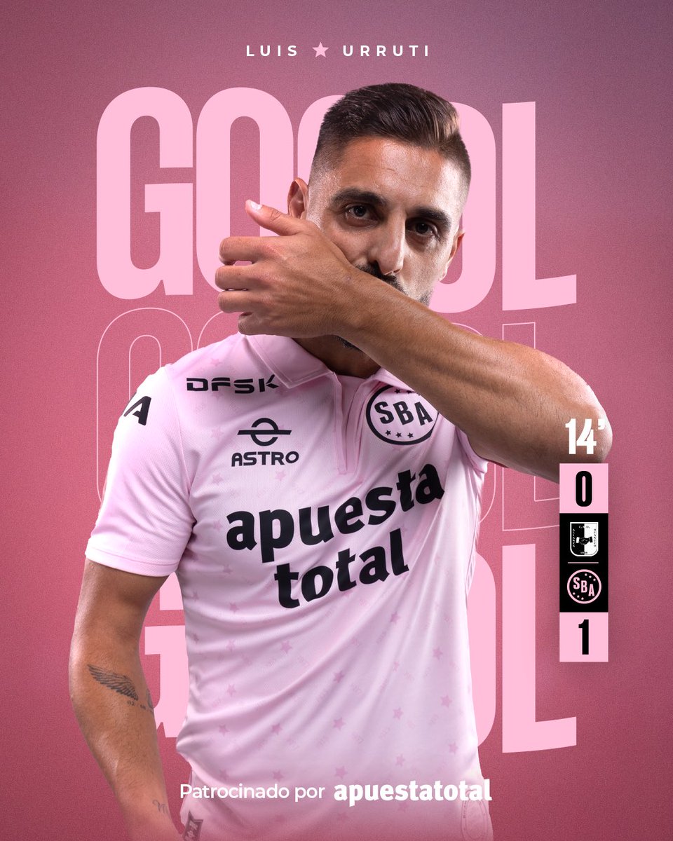 ¡GOOOOOOOOOOOOOOOOOOOOOOOOOL Apuesta Total!🩷🗣️

⚽️ 14’ | ‘Tito’ Urruti

Alianza UDH 0️⃣ - 1️⃣ Sport Boys Assn. 

👉🏼 Sigue el partido en vivo por Marcadores 247 ▶ bit.ly/AUHvsSBA2025Ma…

#VamosBoysTodaLaVida