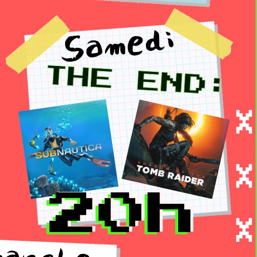 Pastouille__'s tweet photo. C'est demain ! 🤩 RDV 20h ICI 👉 https://t.co/lji1wRwHRU
La fin de #subnautica et #shadowofthetombraider
#twitch #live
La soirée ensemble 😍❤🍉 https://t.co/o6YYsFWwYa