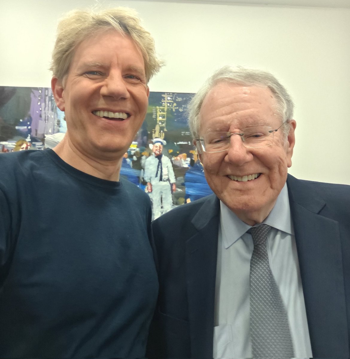 BjornLomborg's tweet photo. Just met the great @SteveForbesCEO at Fox. We chatted about Trump, climate change and the immense cost of climate policies.

Let's do your podcast soon! https://t.co/UMHgpuauGR