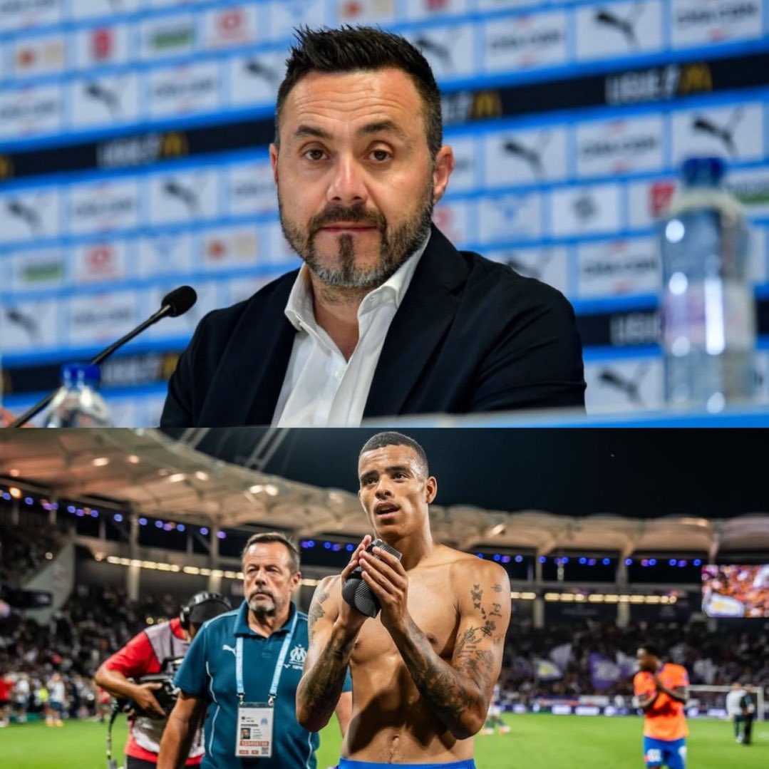 UTDKarra's tweet photo. De Zerbi on Mason Greenwood:

I called him into my office to show him images of Raphinha and his own. He had a big match on Monday, from all points of view.

In the second half, he ran against two or three players; he had a very big match, but he needs to do it all the time. https://t.co/ftU80Tvnio