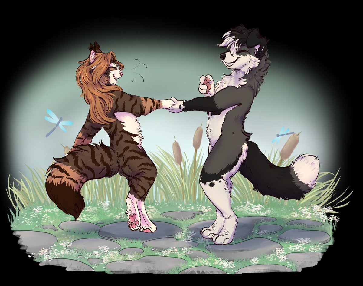 Art for others! &lt;3
I'm going to post halloween/fall themed ychs on Sunday :3c just finishing up a few other comms first!