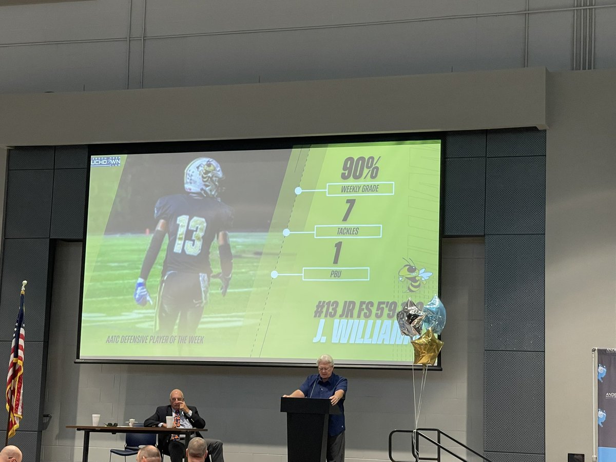 Congrats to <a href="/Jamarion4w/">Jamariontwilliams21</a> on winning defensive player of the week for the <a href="/AndersonTDClub/">Anderson Area Touchdown Club</a> 
<a href="/TLH_Football/">TL Hanna Football</a>