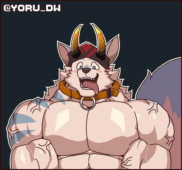 yoru_DW's tweet photo. Kumoyama from XXL WOOFIA.
I inspired my self from the part when his on a lesh lol
@XXLWOOFIA 
#furry #pixelart #myart https://t.co/J4dZZSNpRL