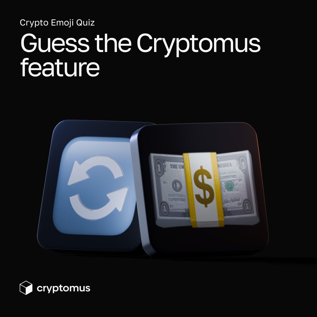 Cryptomus's tweet image. Win  5 $CRMS. Simple:    

⬛ Follow @Cryptomus
⬛ Quote + comment your answer  

Take your chance ↓