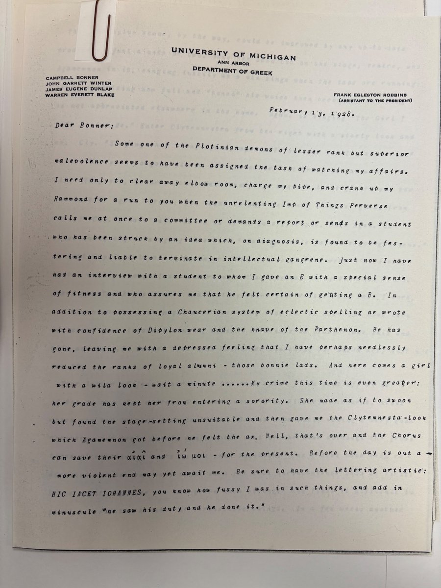 Student grade complaints: nihil sub sole novum.