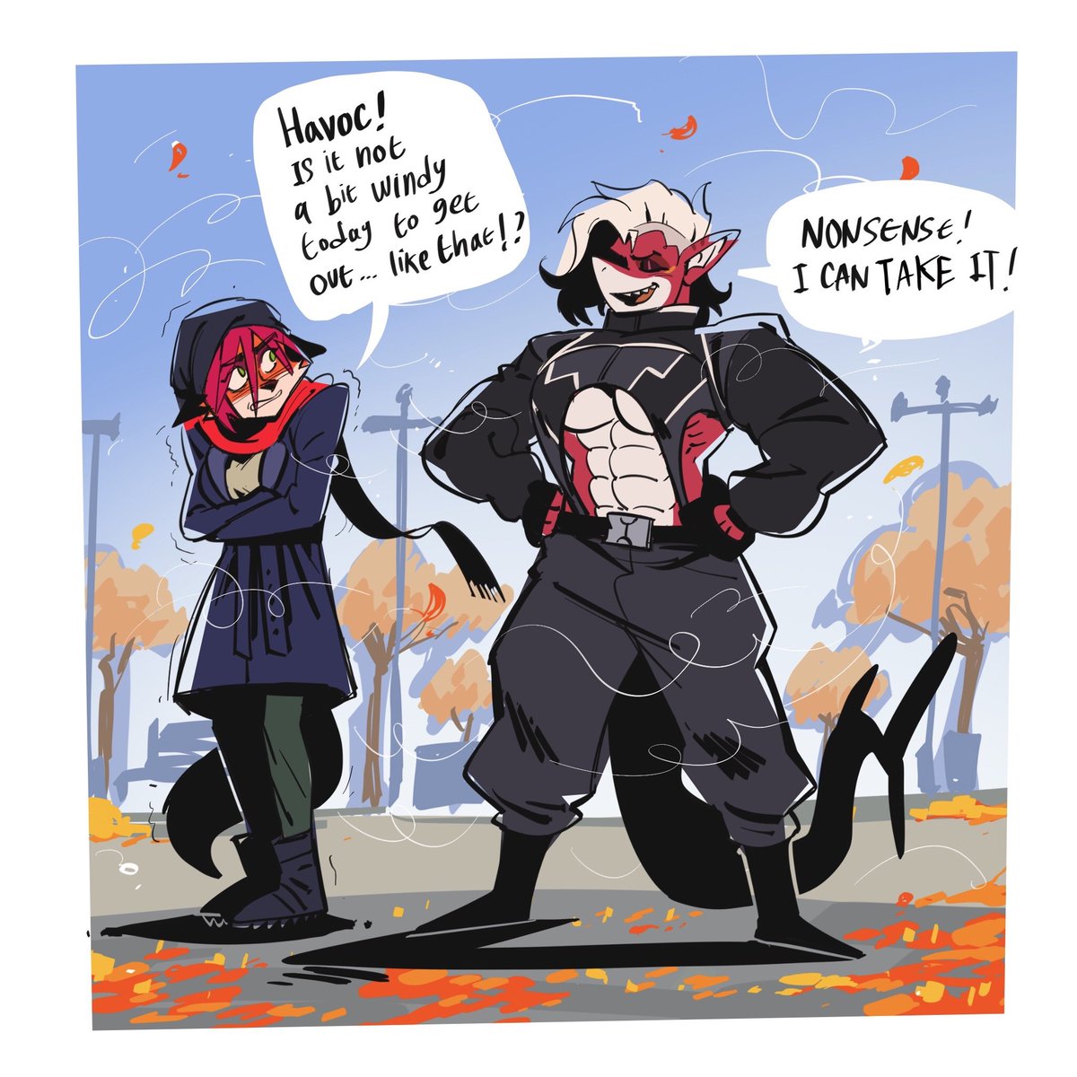 Cold day for the BBY DON'T HURT ME gang. However its the perfect temps to go fursuiting! 🐾

#furryfandom