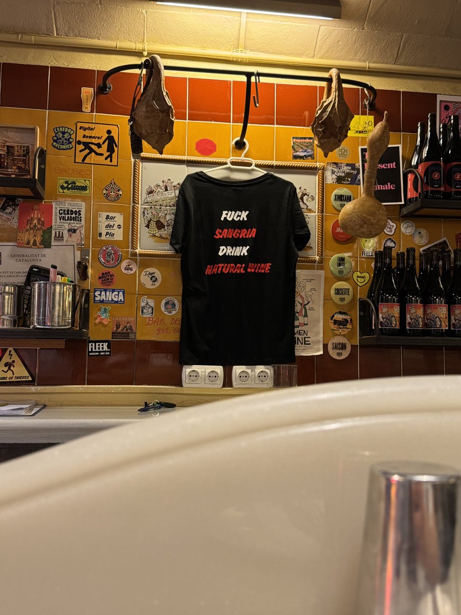 Barcelona’s funny in the sense you’ll have an unbelievable lunch and then this is the merch