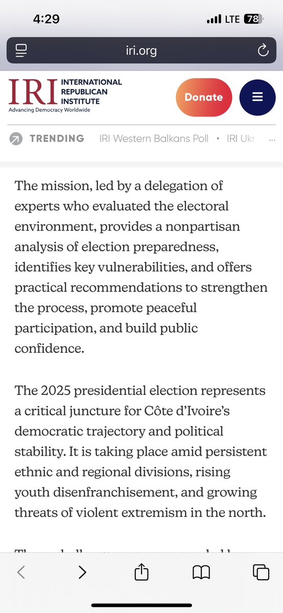 Daniel Twining (@dctwining) on Twitter photo 🇨🇮Cote d’Ivoire will have important elections next month. But there are concerns about the exclusion of candidates & disenfranchisement of potential voters.
Check out <a href="/IRIglobal/">International Republican Institute</a>’s pre-election assessment which we just released here in Abidjan: iri.org/news/pre-elect… 🇨🇮Cote d’Ivoire will have important elections next month. But there are concerns about the exclusion of candidates & disenfranchisement of potential voters.
Check out <a href="/IRIglobal/">International Republican Institute</a>’s pre-election assessment which we just released here in Abidjan: iri.org/news/pre-elect…