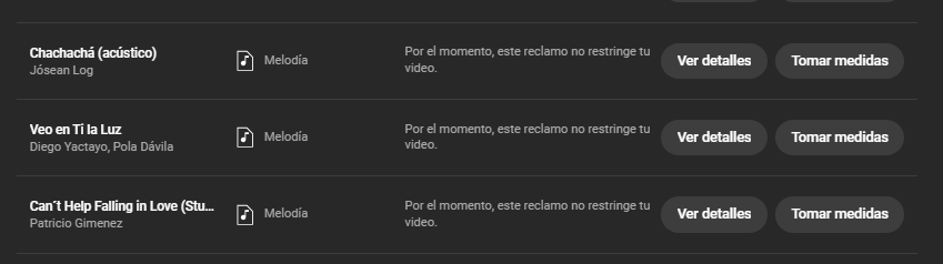 Creí que cuando toque anoche en YouTube antes de cortar me salió culero pero ey!, hasta copy me saltó, me lo tomare como un cumplido XDDD