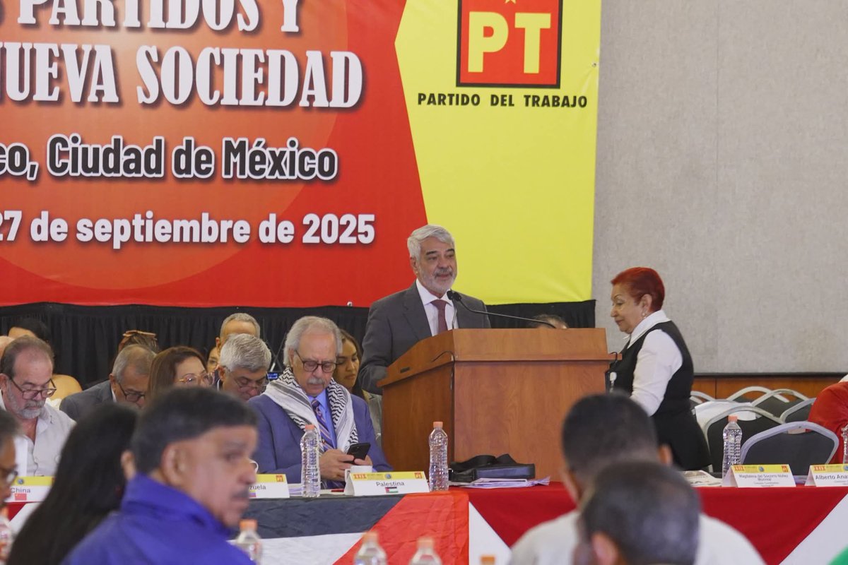 PTnacionalMX's tweet image. ¡Iniciamos el segundo día de actividades del XXIX Seminario Internacional “Los partidos y una nueva sociedad”!

👉 Acompáñanos en la transmisión en vivo: partidodeltrabajo.com.mx

#SeminarioInternacionalPT2025
#PTesla4T