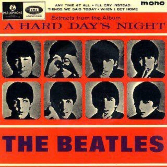 UK初回/THE BEATLES A HARD DAY'S NIGHT The Beatles A Hard Day's Night - US Mono Edition