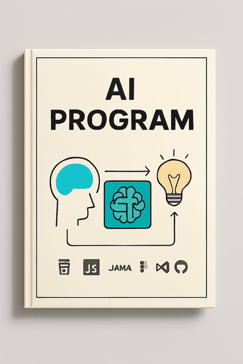 mind_with_ai's tweet image. “From zero to code hero! 🚀 Grab your FREE AI programming book and master Java, CSS, Python, AI, and more—start building amazing projects today!”
 
✅ #like_Repost
✅ Comment" guide"
✅ Follow for more(DM For free book)
#aiprogram #ebook #Devara #Grok