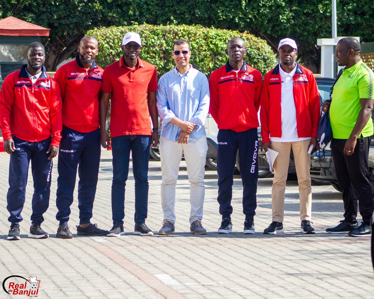 Real De Banjul FC (@realdebanjulfc) on Twitter photo πππ ππ¨π« π
ππ π―π¬ πππ πππ
πππ ππ§π πππ π¬π²π²π¦
Real de Banjul FC, led by Vice President Mr. Bakary K. Jammeh, took part in the official Match Coordination Meeting (MCM) this morning ahead of our TotalEnergies CAF CLQ 2nd leg tie against Moroccan giants AS FAR. πππ ππ¨π« π
ππ π―π¬ πππ πππ
πππ ππ§π πππ π¬π²π²π¦
Real de Banjul FC, led by Vice President Mr. Bakary K. Jammeh, took part in the official Match Coordination Meeting (MCM) this morning ahead of our TotalEnergies CAF CLQ 2nd leg tie against Moroccan giants AS FAR.