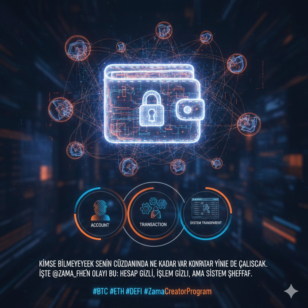 the_cryptonk's tweet photo. kimse bilmeyecek senin cüzdanında ne kadar var, ama kontratlar yine de çalışacak. işte @zama’nin olayı bu: hesap gizli, işlem gizli, ama sistem şeffaf. #btc #eth #defi #ZamaCreatorProgram https://t.co/p1CVPLddhO