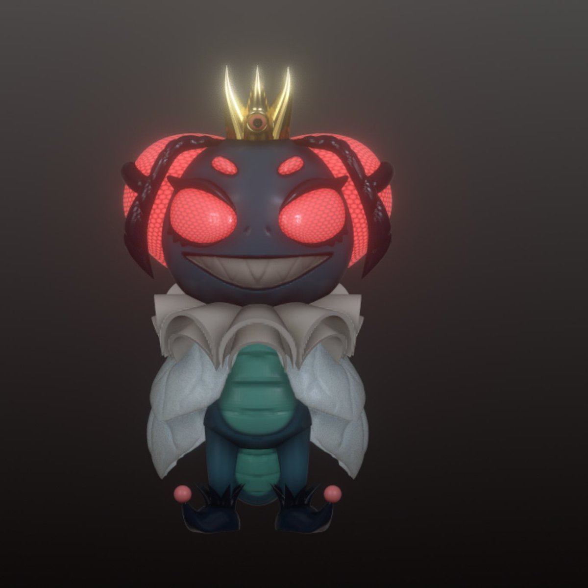 Dan_Grilliart's tweet photo. Womp one of my newer sculpts based sculpts. Beelzebub :v https://t.co/V6eLLx4Gm8