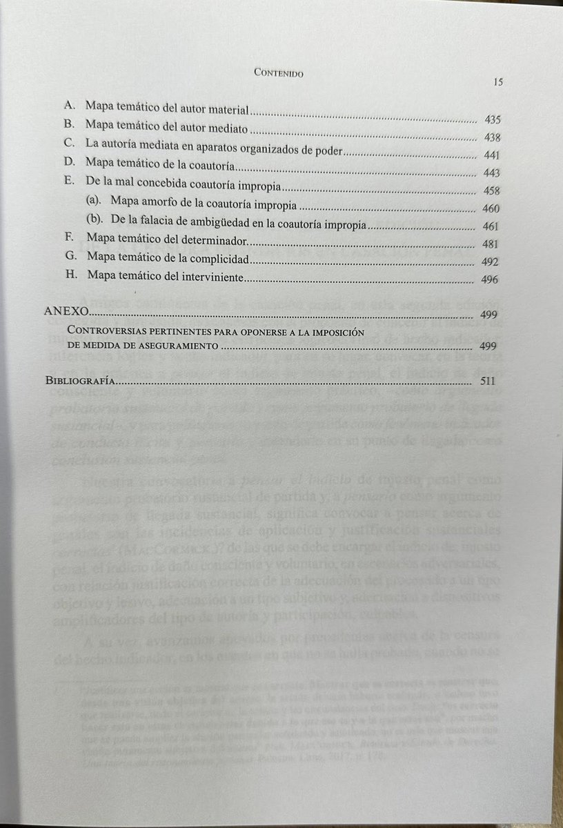 Amigos Penalistas ,@CPenlistas les comparto el índice temático De la Censura de indicios en casación penal