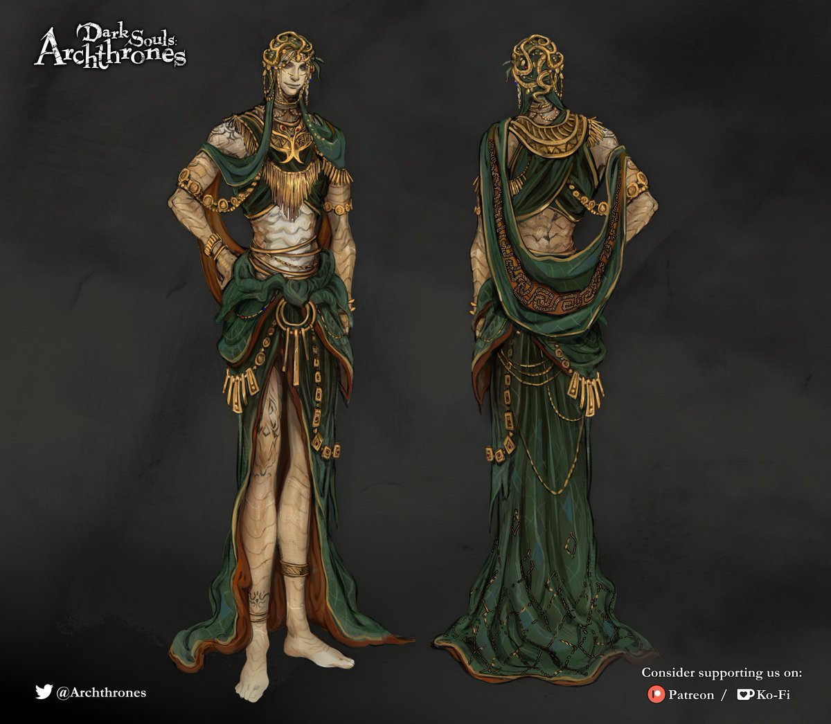 Archthrones's tweet image. Zinder, God of Desire.  

Concept Art by Vincent Brosche.

#DarkSouls3 #DarkSoulsIII #Archthrones