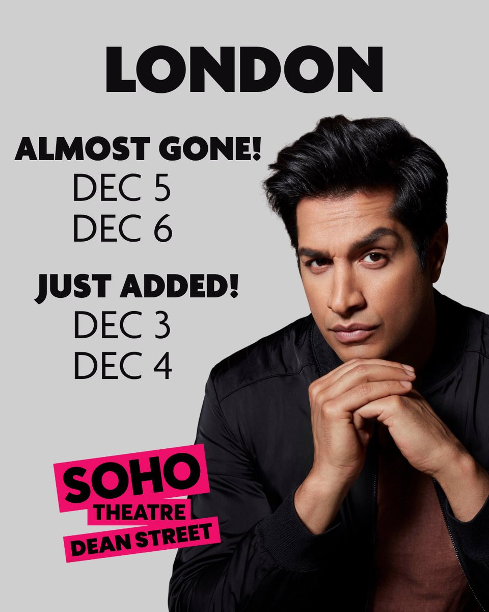 🚨 Just added: 2 extra shows at London’s <a href="/sohotheatre/">Soho Theatre</a> 🇬🇧