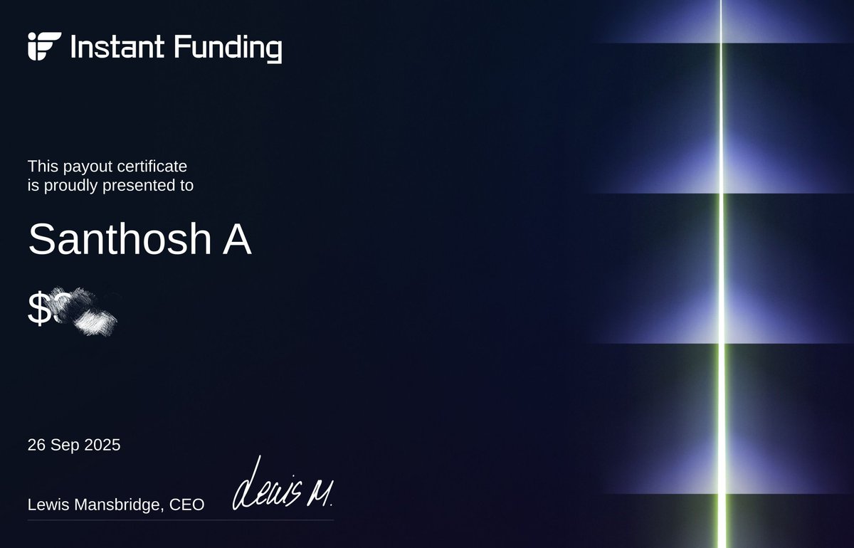 Conqueror_FFC's tweet image. Payout approved within 24hrs 

@InstantFunding_ @LewisM_IF