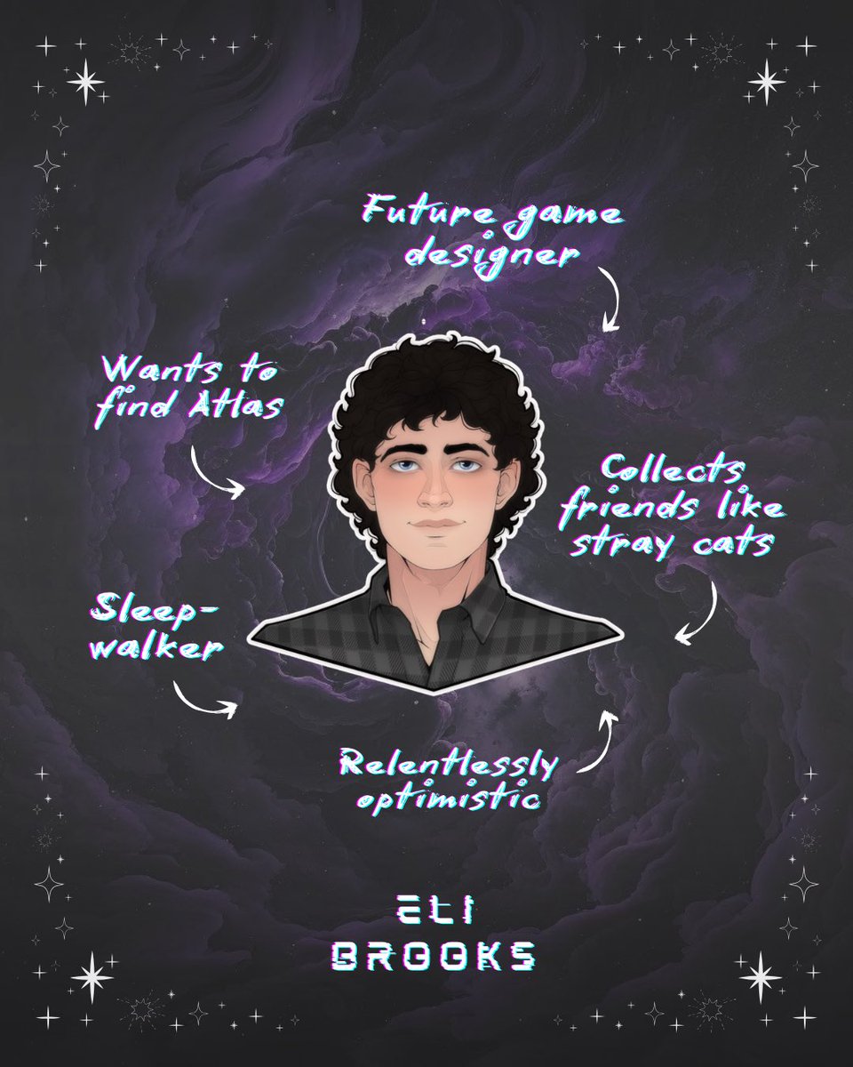 Meet the cast of 𝗗𝗘𝗔𝗗 𝗚𝗢𝗗𝗦 𝗥𝗜𝗦𝗜𝗡𝗚, my messy, queer YA dark fantasy about a teen who enters an abandoned RPG to (begrudgingly) search for her missing brother, only to find out an eldritch force is using the game as a gateway to reality 👾

#WritingCommunity