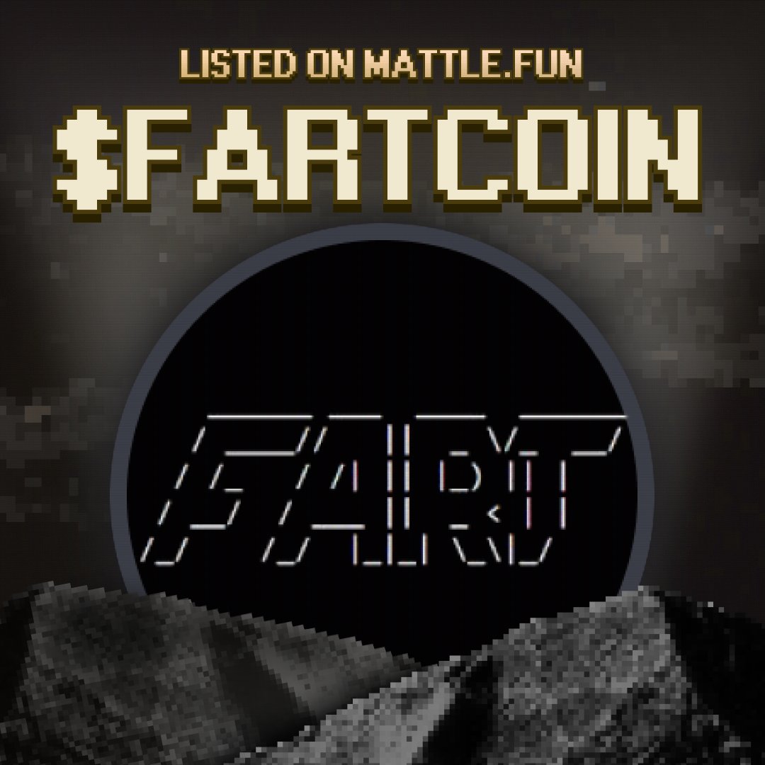 mattlefun's tweet image. 💨 $FARTCOIN is now officially listed on MattleFun!

@FartCoinOfSOL joins the battle, boosting Speed in the game and rewarding all Fartcoin holders with daily quests.

Let's run faster, play harder!