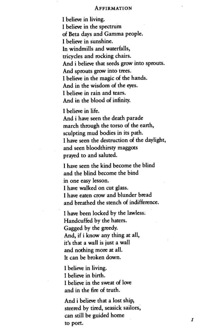 Affirmation - Assata Shakur