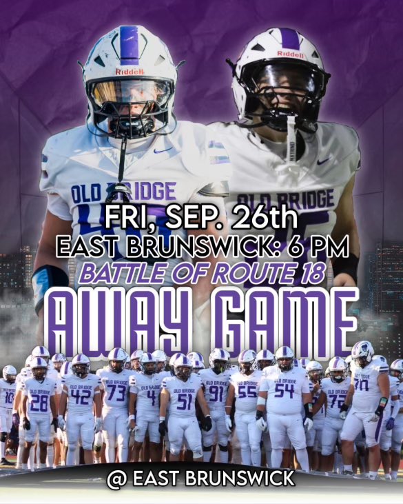 Old Bridge Knights vs EBHS YouTube livestream link: 

youtube.com/live/JPW8DQ2p7…

Go Knights! 💪🏻🏈🟣⚫️

<a href="/JustinVal11/">Justin Valinotti</a> <a href="/Andrewvera6/">Andrew Vera</a> 
<a href="/Brodynugent16/">Brody Nugent</a> <a href="/cbenford_33/">Chris Benford</a> <a href="/22E_Jayden/">Jayden Endaz</a> <a href="/ThomasKasoff42/">Thomas Kasoff</a> <a href="/theconnorlong_/">Connor long</a> <a href="/CMadsNj/">Christian Madison</a> <a href="/MichaelFiretto/">Michael Firetto</a> <a href="/DantePluch30875/">Dante Pluchino</a> <a href="/DiMino_AD/">Dan DiMino</a> <a href="/SEPTAOldBridge/">SEPTA of Old Bridge</a>