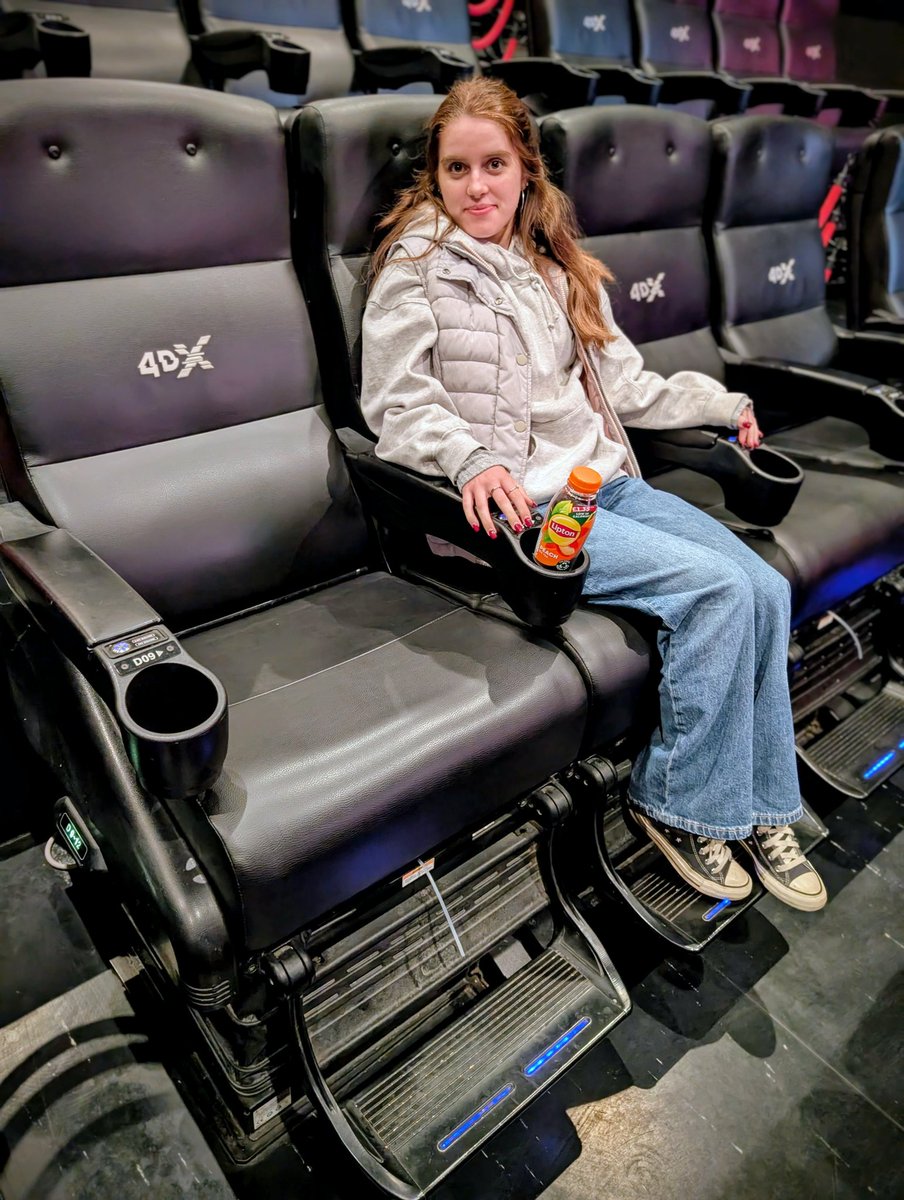 All set for our first 4DX experience. 🎶I see you shiver with antici-
-Pation🎶 it might also become a singalong 👄 #rockyhorrorpictureshow #rockyhorror