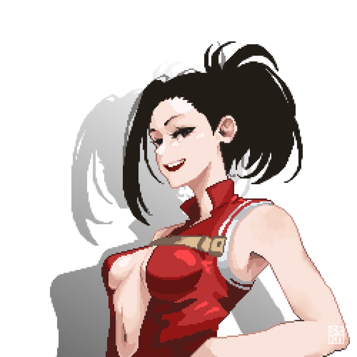 Momo Yaoyorozu

#pixelart #ドット絵