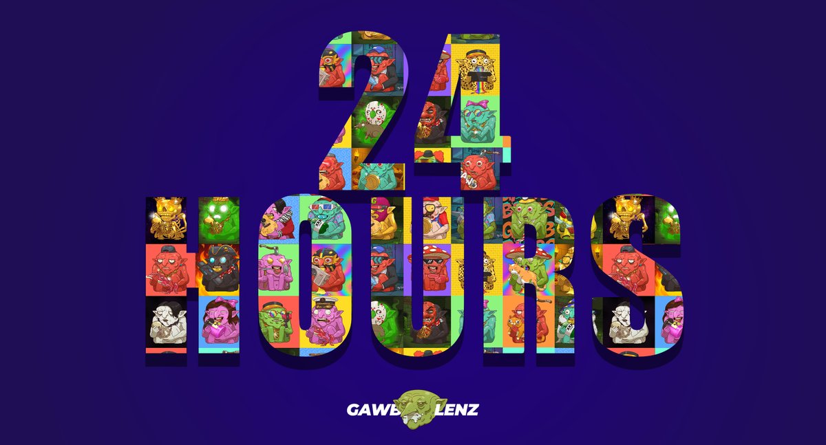 🚨 24 HRS TILL MINT 🚨

Mint goes live 11 AM PST TOMORROW
🐀 OG: 3 SUI | 4 mints | 1 hr
💚 WL: 6 SUI | 15 mints | 1 hr
⚔️ Public: 8 SUI | until sold out

Mint on Gawblenz.com
Scratch off tickets to reveal your Gawblenz

The sewer doors open soon… be ready to GAWB. 💚