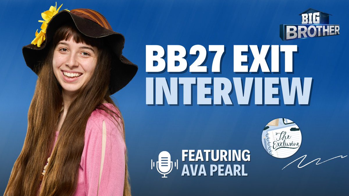 sharontharp's tweet image. Here&apos;s my #bb27 exit interview with Ava! She talks about why she spoke so negatively about Rachel, her real final 2 plans, why she picked Vince for the White Locust comp, the arm grab drama, and why she thinks Morgan is playing the best.

Full interview: youtu.be/yJzyYnF3hZI